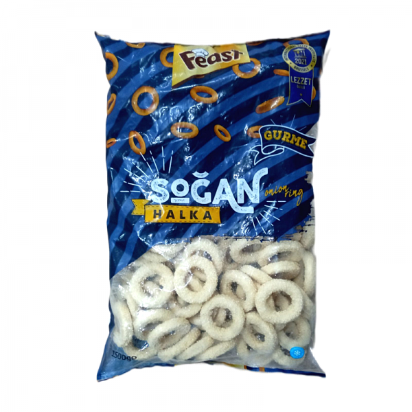 Кольца луковые в панировке с/м, 1,5 кг