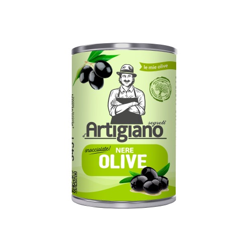 Маслины "ARTIGIANO" без косточки ж/б, 300 гр Маслины "ARTIGIANO" без косточки ж/б, 300 гр