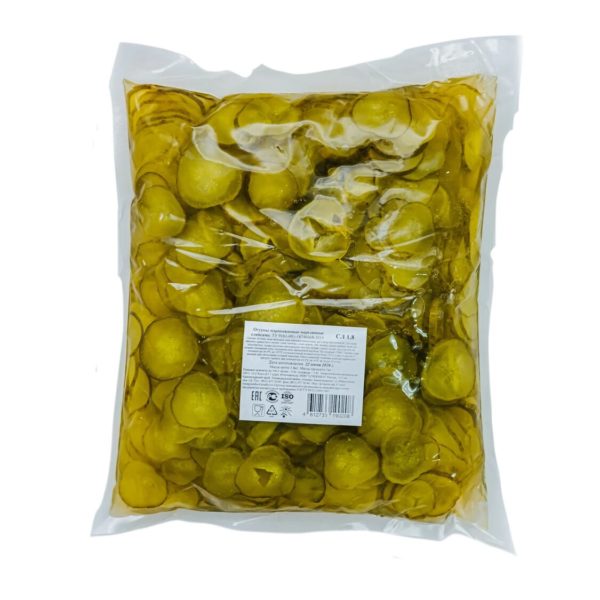 Огурцы марин.слайсы Флорека 1,8кг/1кг Огурцы марин.слайсы Флорека 1,8кг/1кг