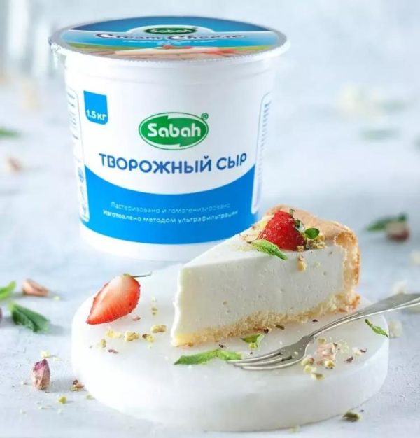 Сыр творожный Sabah Cream Cheese 69% , Иран, 1,5 кг БЗМЖ