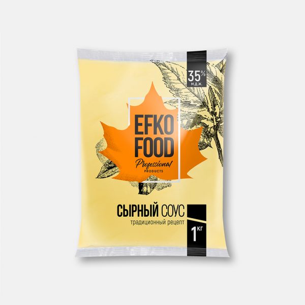 Соус сырный 35% EFKO FOOD professional 1кг, балк