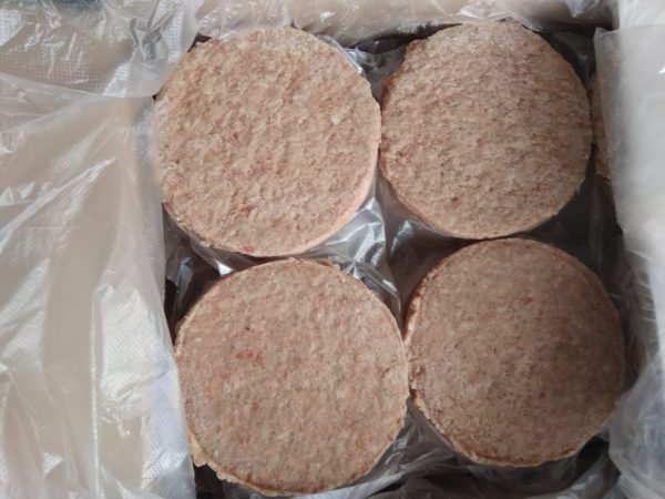 Котлета для гамбургера "С солью и перцем" 110г, 5кг Котлета для гамбургера "С солью и перцем" 110г, 5кг