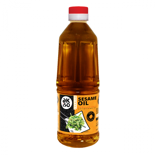 Масло кунжутное Akiso нерафинированное,  1 л Масло кунжутное Akiso нерафинированное,  1 л