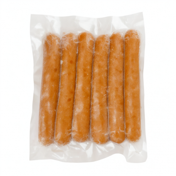 Сосиски для гриля и хот-дога из курицы L20см Ø24мм, Дымов 80гр*12шт/упак. с/м Сосиски для гриля и хот-дога из курицы L20см Ø24мм, Дымов 80гр*12шт/упак. с/м