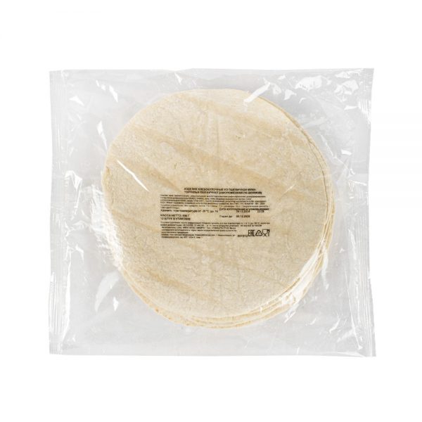 Тортилья пшеничная замороженная 10дюймов/25см*12шт 800г Mission