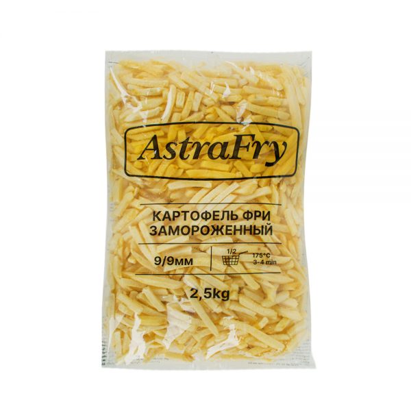 Картофель фри 9*9мм AstraFry 2,5кг